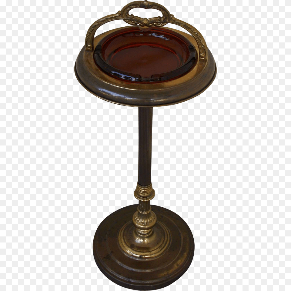 Vintage Pedestal Smoking Stand Ashtray Furniture Free Png