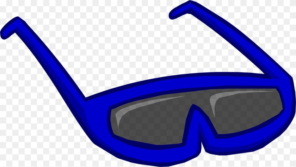 Vintage Penguin Wiki Blue Glasses Club Penguin, Accessories, Goggles Free Png
