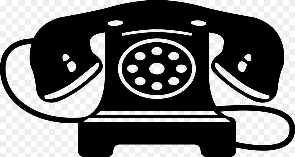Vintage Phone Clipart, Electronics, Dial Telephone Free Png