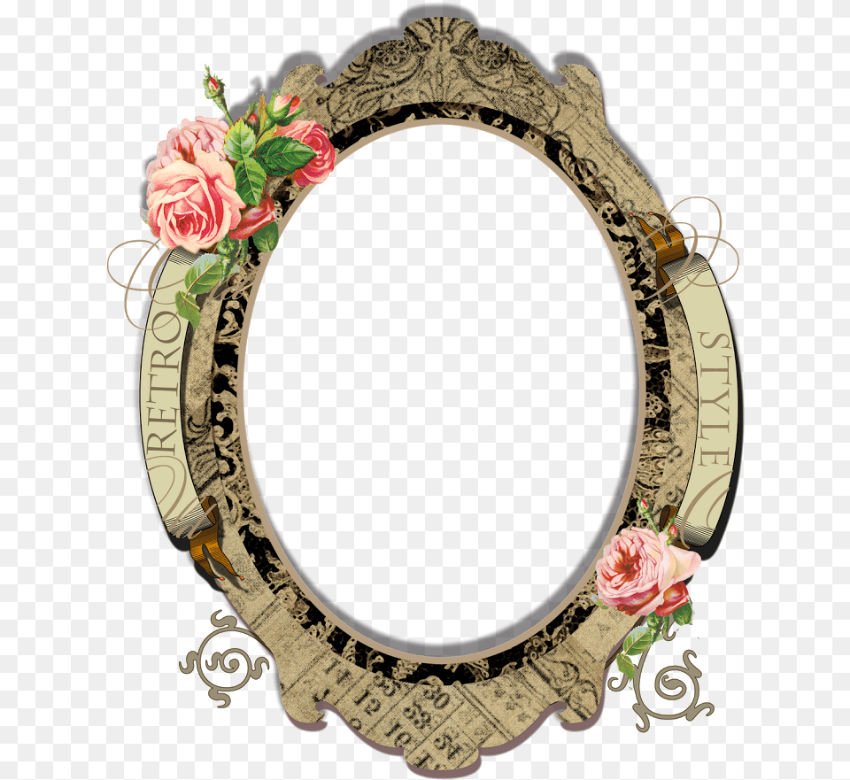 Vintage Photo Framealbum Clipart Photoshop Adobe Background Frame Wedding Design, Flower, Photography, Plant, Rose Free Png Download