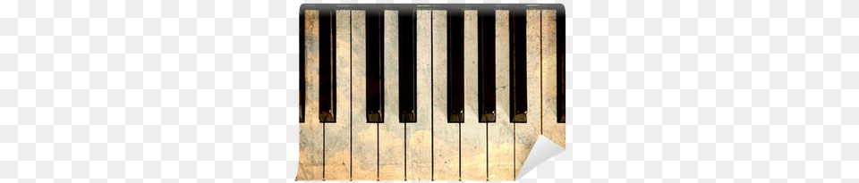 Vintage Piano Keys Wall Mural Pixers Musical Keyboard, Musical Instrument Png