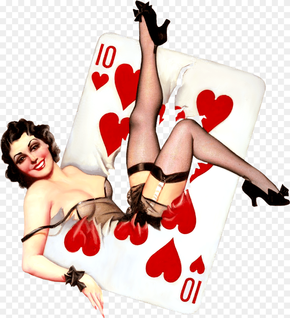 Vintage Pin Up Girl, Adult, Female, Person, Woman Free Transparent Png