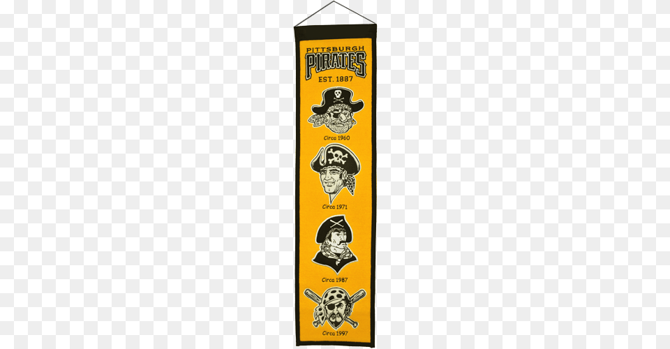 Vintage Pittsburgh Pirates Logo, Adult, Person, Man, Male Png Image