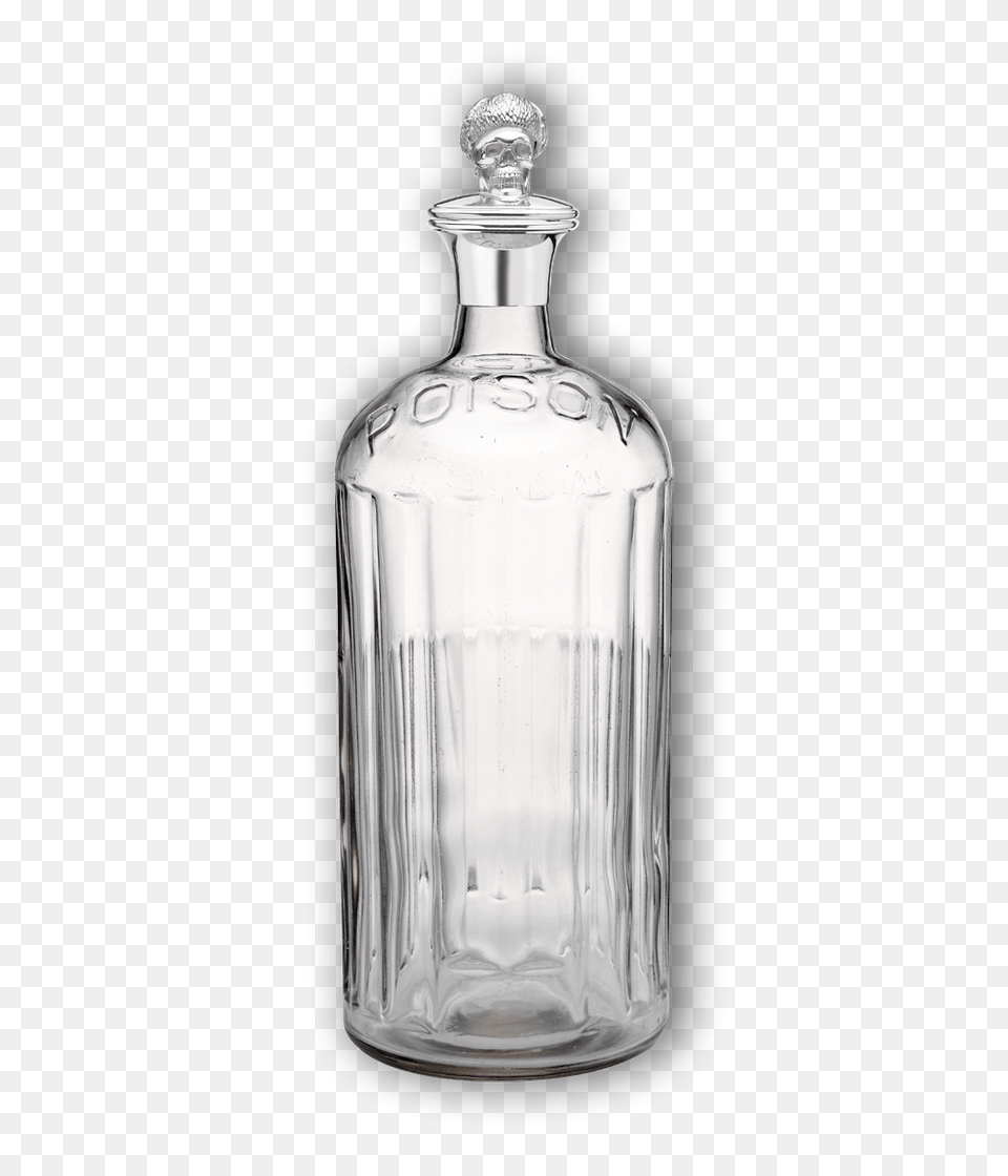Vintage Poison Empty Bottle, Glass, Jar, Cosmetics, Perfume Free Png