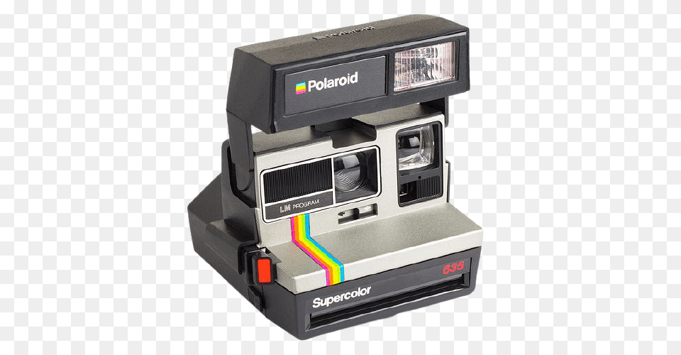 Vintage Polaroid Camera Close Up, Digital Camera, Electronics Png