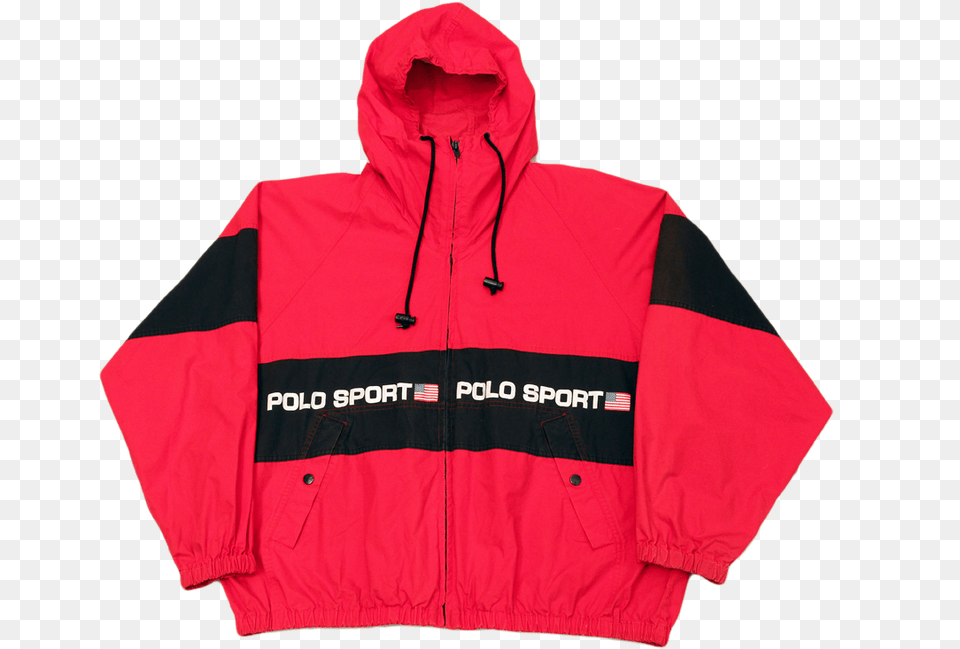 Vintage Polo Sport Ralph Lauren Jacket, Clothing, Coat, Hood, Hoodie Png