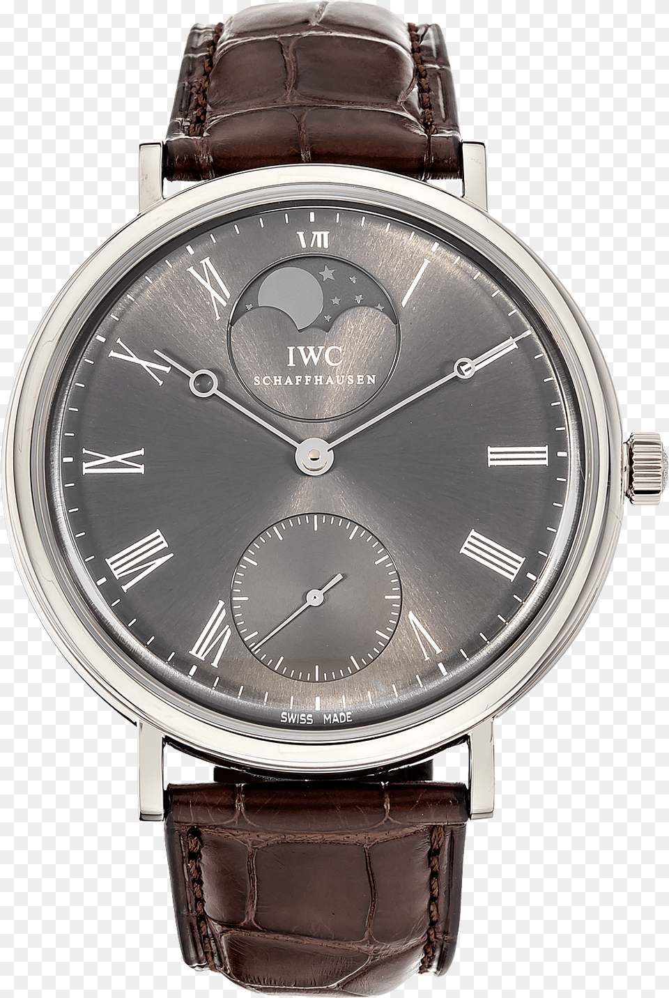 Vintage Portofino Hand Wound White Gold Manual Watch, Arm, Body Part, Person, Wristwatch Free Png Download