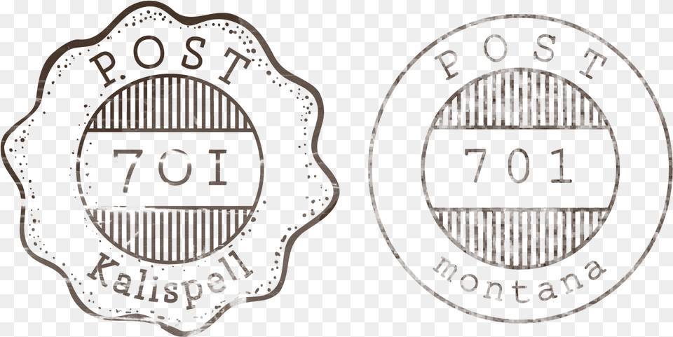 Vintage Postage Stamp 2 Image Circle, Logo, Badge, Symbol, Coin Free Png