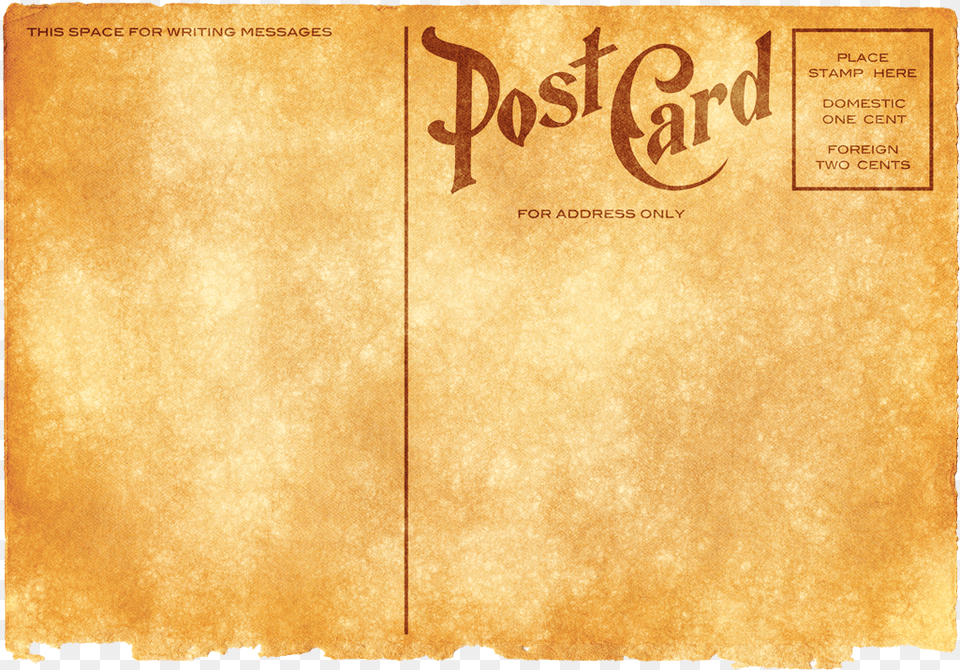 Vintage Postcard Post Card, Envelope, Mail, Book, Publication Png Image