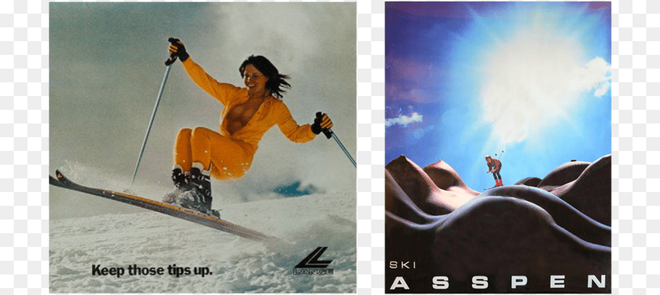 Vintage Poster Slides10 Keep Those Tips Up Ski Poster, Sport, Snow, Piste, Outdoors Png Image