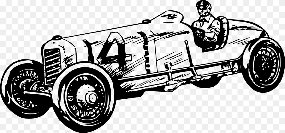 Vintage Racing Car Clipart, Antique Car, Vehicle, Transportation, Model T Free Transparent Png