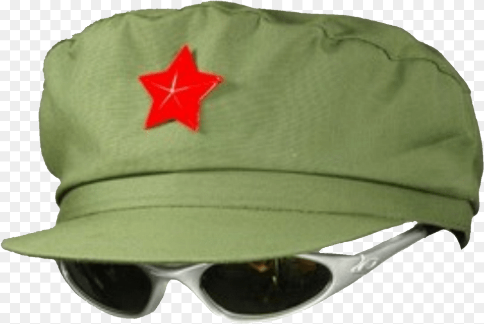 Vintage Radicalleft Hat Sunglasses Mao Chinese Revoluti Mao Cap, Baseball Cap, Clothing, Sun Hat Free Png