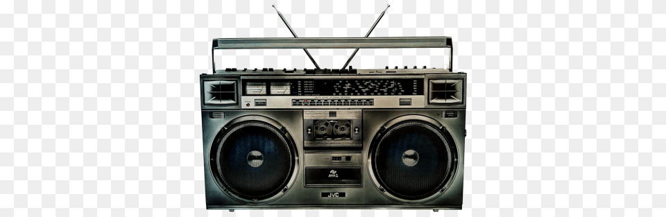 Vintage Radio Icons Via Old Boom Box, Electronics, Cassette Player, Speaker, Stereo Free Png Download