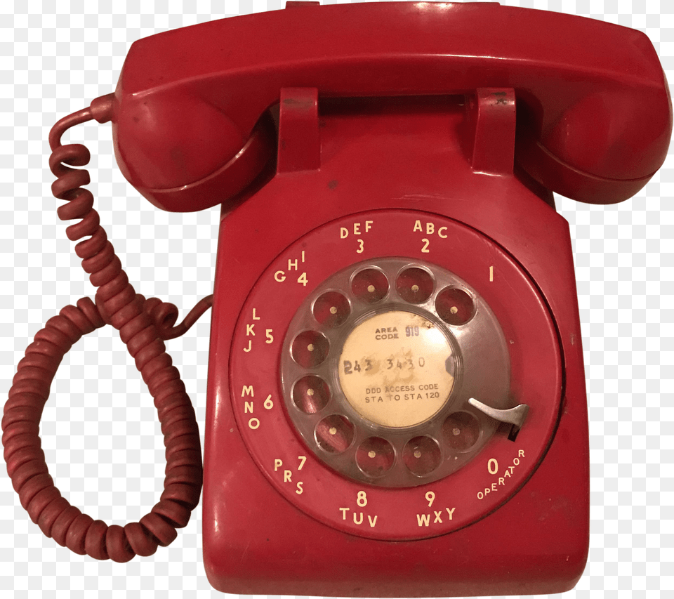Vintage Red Rotary Dial Phone Red Rotary Phone Free Png Download