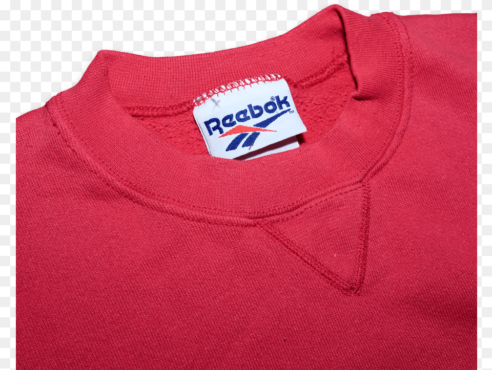 Vintage Reebok Big Logo Sweatshirt Polo Shirt, Clothing, Knitwear, Sweater, T-shirt Png