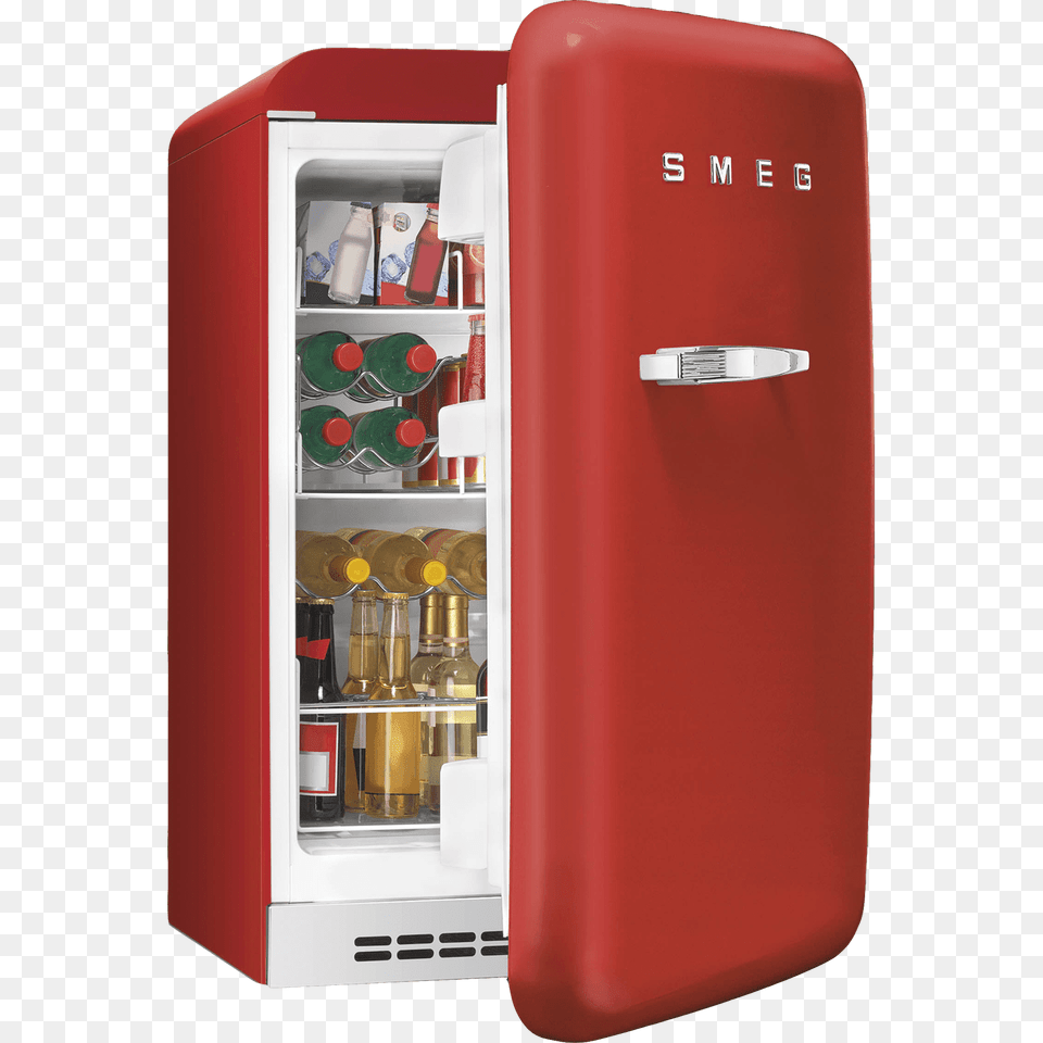 Vintage Refrigerator, Device, Appliance, Electrical Device, Bottle Png Image