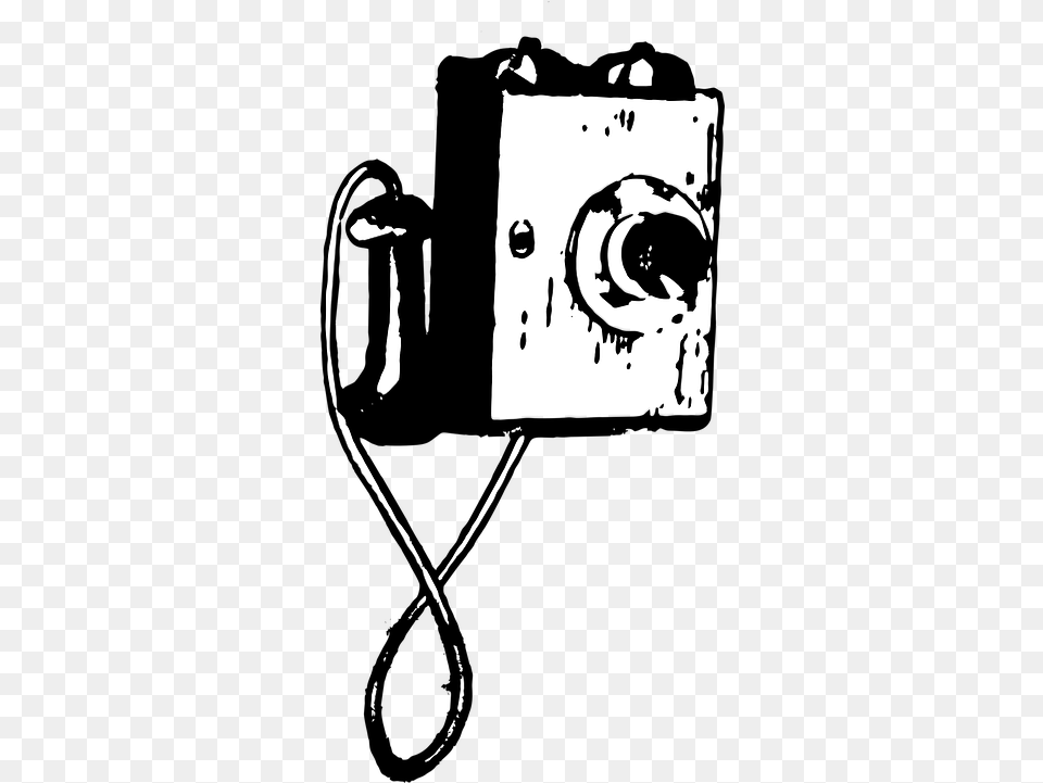 Vintage Retro Phone Free Vector Graphic On Pixabay Telefono Retro, Electronics, Stencil Png