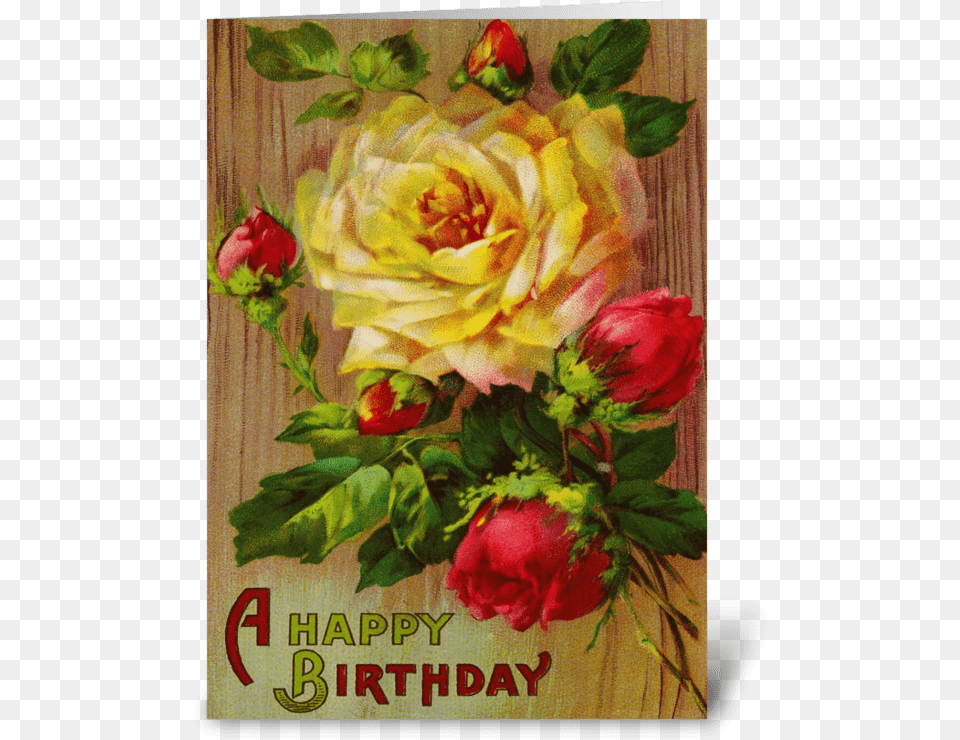 Vintage Rose Greeting Card Customizable Necklace Flower Necklace Flower Jewelry, Art, Pattern, Graphics, Floral Design Free Png