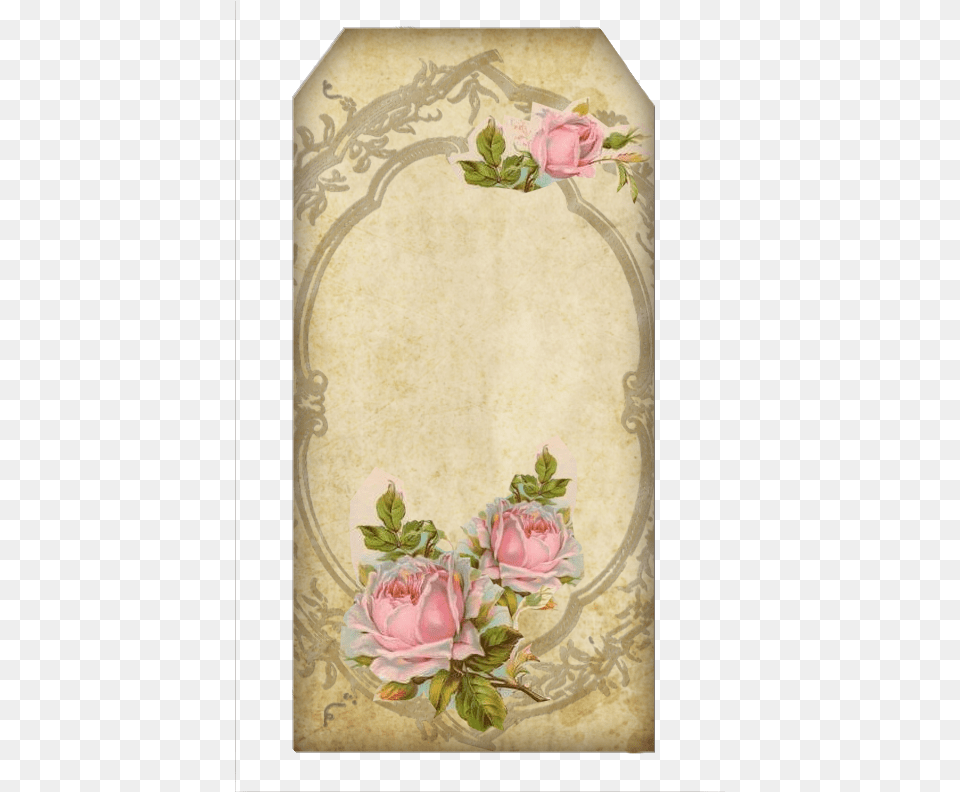 Vintage Rose Tag, Art, Plant, Painting, Flower Free Transparent Png