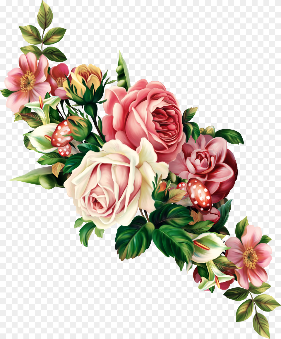 Vintage Roses Png Image