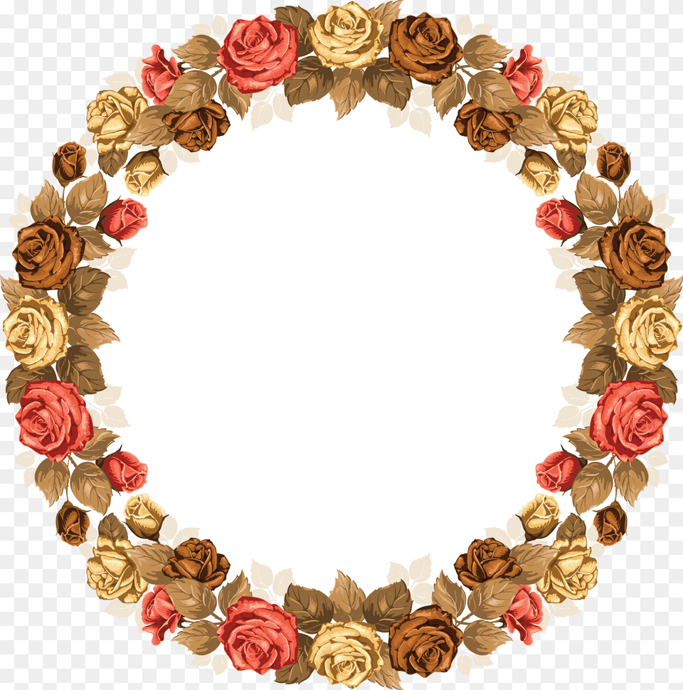 Vintage Roses Frame Vector Graphics, Photography, Flower, Rose, Plant Free Png