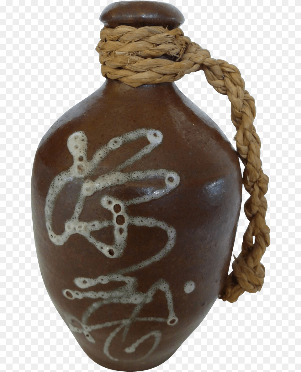 Vintage Sake Bottle, Pottery, Jar, Jug, Face Free Transparent Png