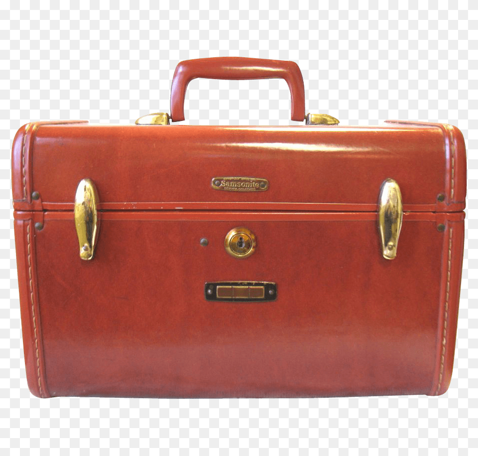 Vintage Samsonite Suitcase Transparent, Bag, Briefcase, First Aid, Baggage Free Png Download