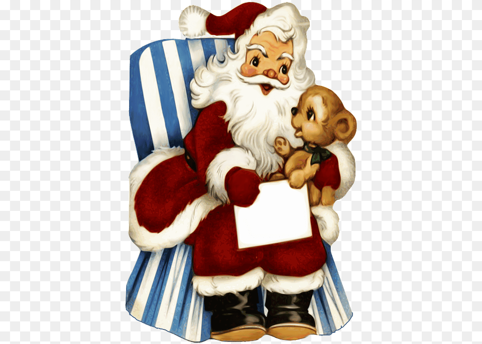 Vintage Santa Claus Christmas Vintage Dog, Birthday Cake, Cake, Cream, Dessert Free Transparent Png