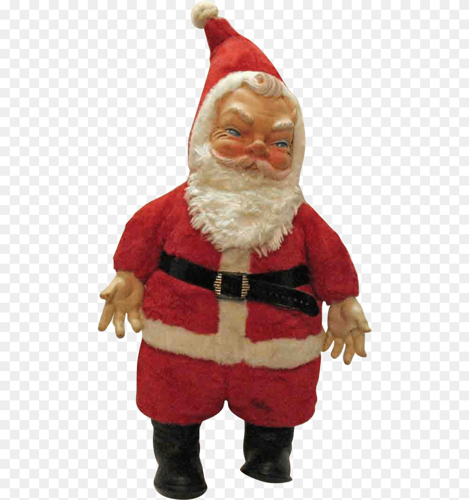 Vintage Santa Claus Santa Claus Toy, Baby, Person, Figurine, Face Free Png