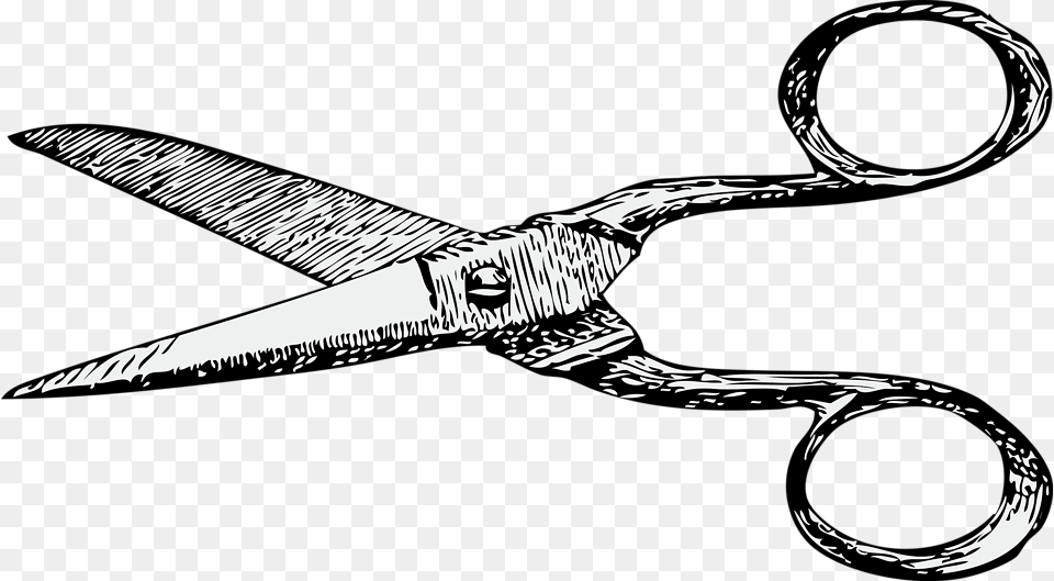 Vintage Scissors Clipart, Blade, Shears, Weapon, Dagger Png