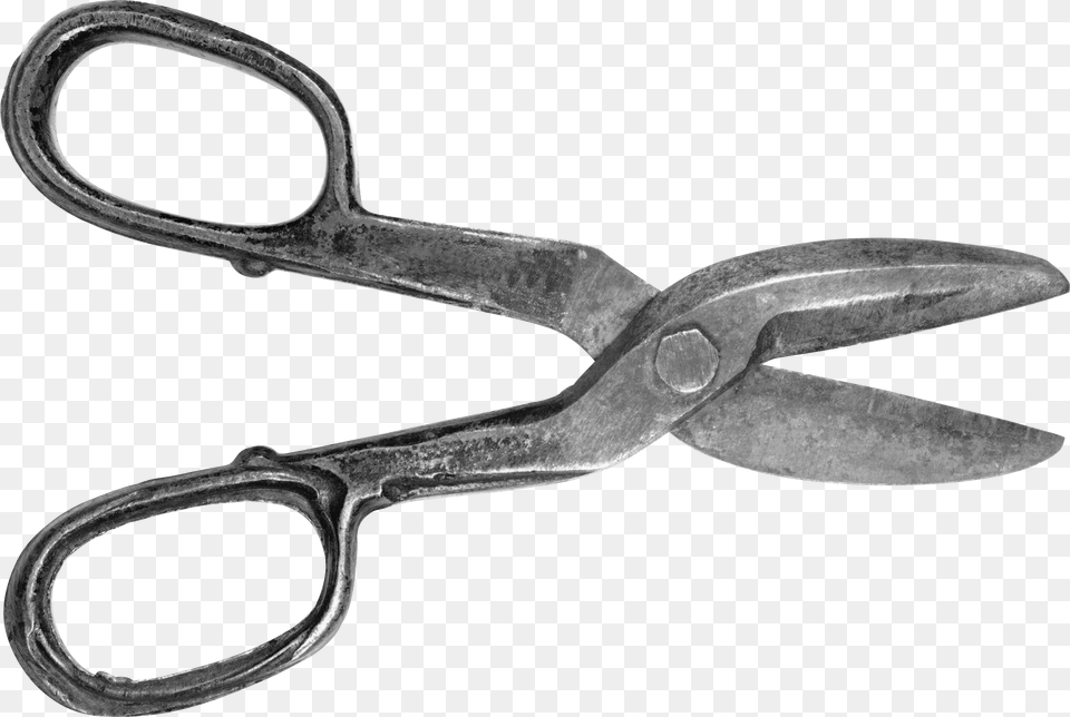 Vintage Scissors Drawing Transparent, Blade, Shears, Weapon Png