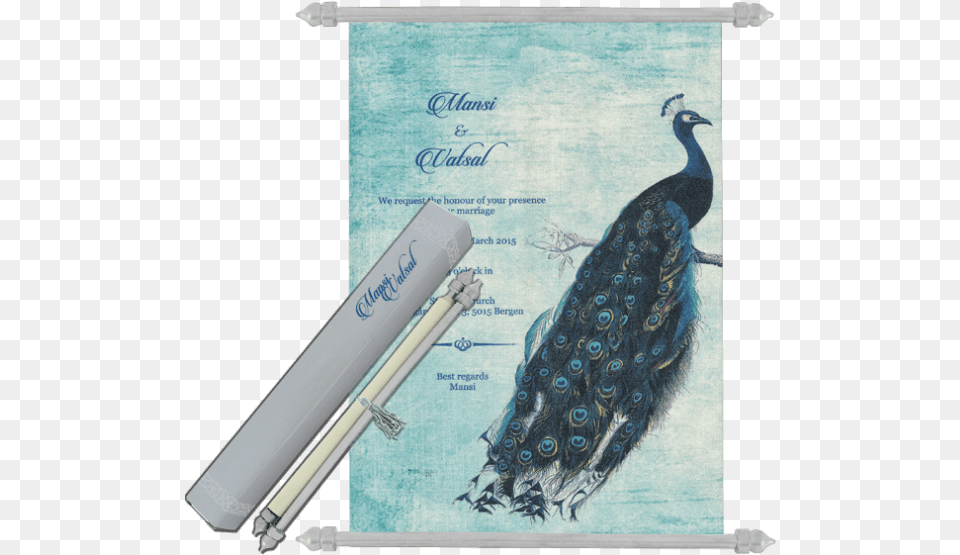 Vintage Scroll Banner, Animal, Bird, Text Free Png