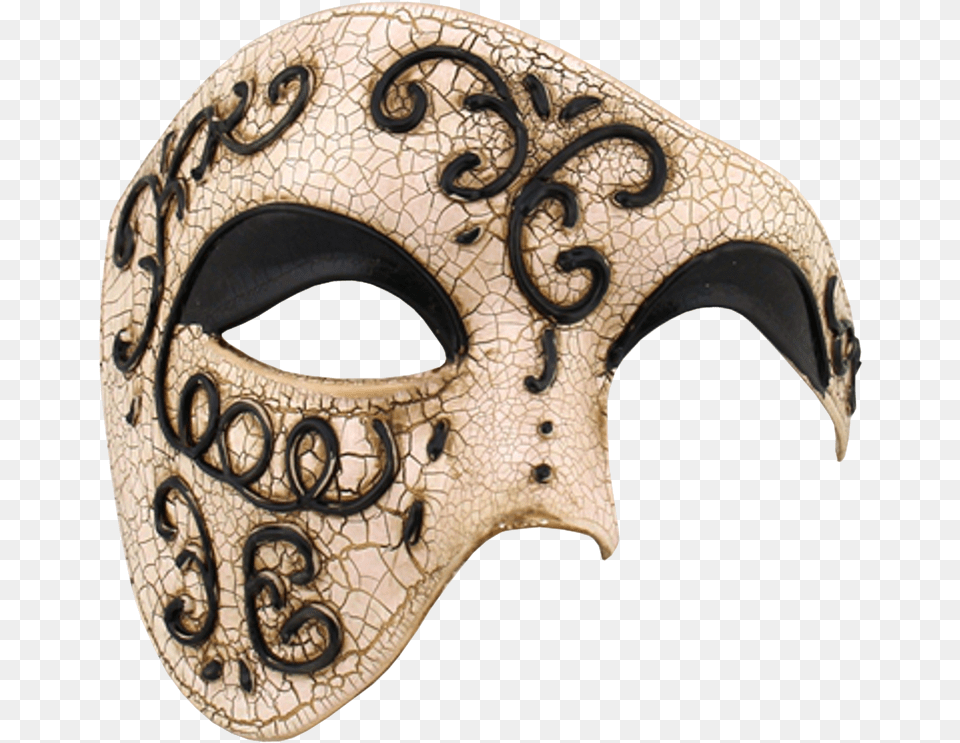 Vintage Series Phantom Of The Opera Half Face Masquerade Female Phantom Of The Opera Mask, Head, Person Free Png Download