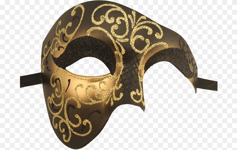 Vintage Series Phantom Of The Opera Half Face Masquerade Mask, Person Free Png