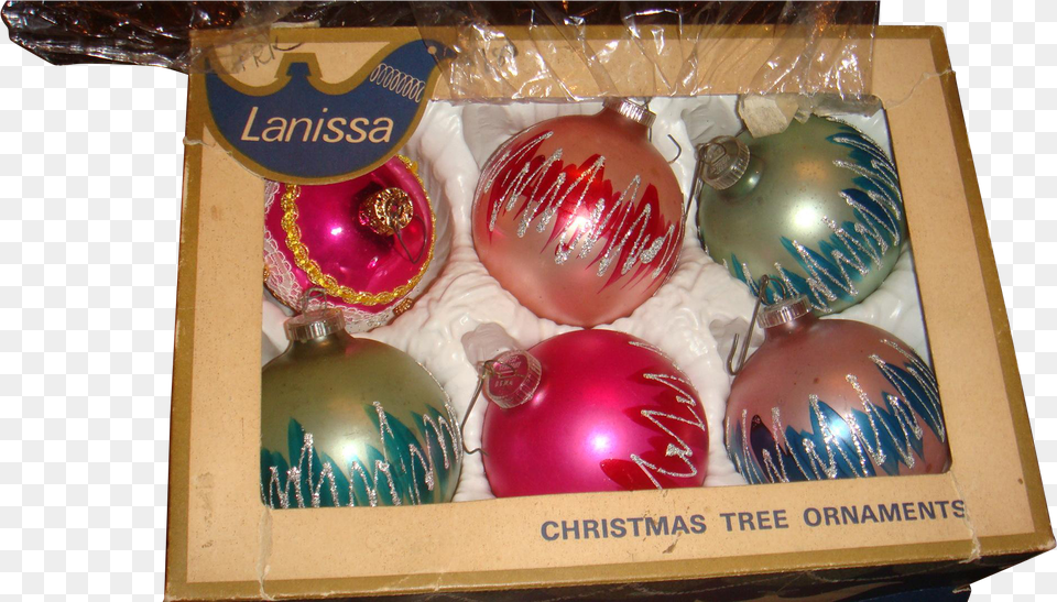 Vintage Shiny Brite Lanissa West Germany Glass Christmas Christmas Ornament, Christmas Tree, Festival, Christmas Tree Ornaments, Christmas Decorations Free Png