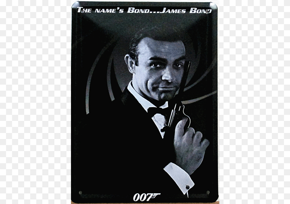 Vintage Sign James Bond Sean Connery James Bond, Head, Photography, Man, Male Free Transparent Png