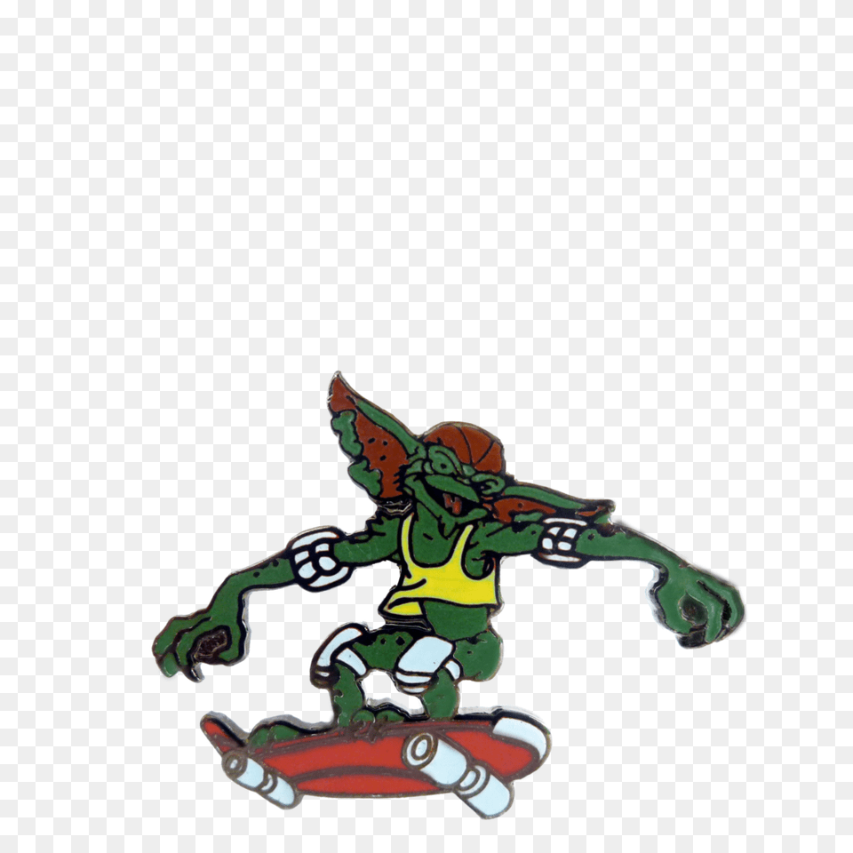 Vintage Skatin Gremlin Patti Lapel, Cartoon, Baby, Person Free Transparent Png