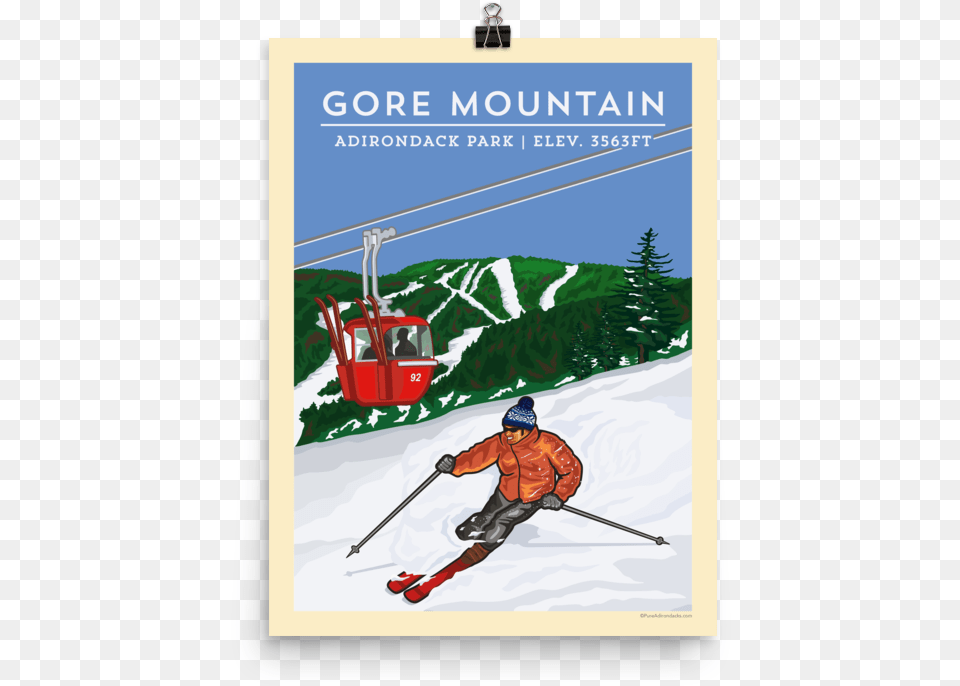 Vintage Ski Gore Mountain, Outdoors, Sport, Snow, Piste Free Transparent Png