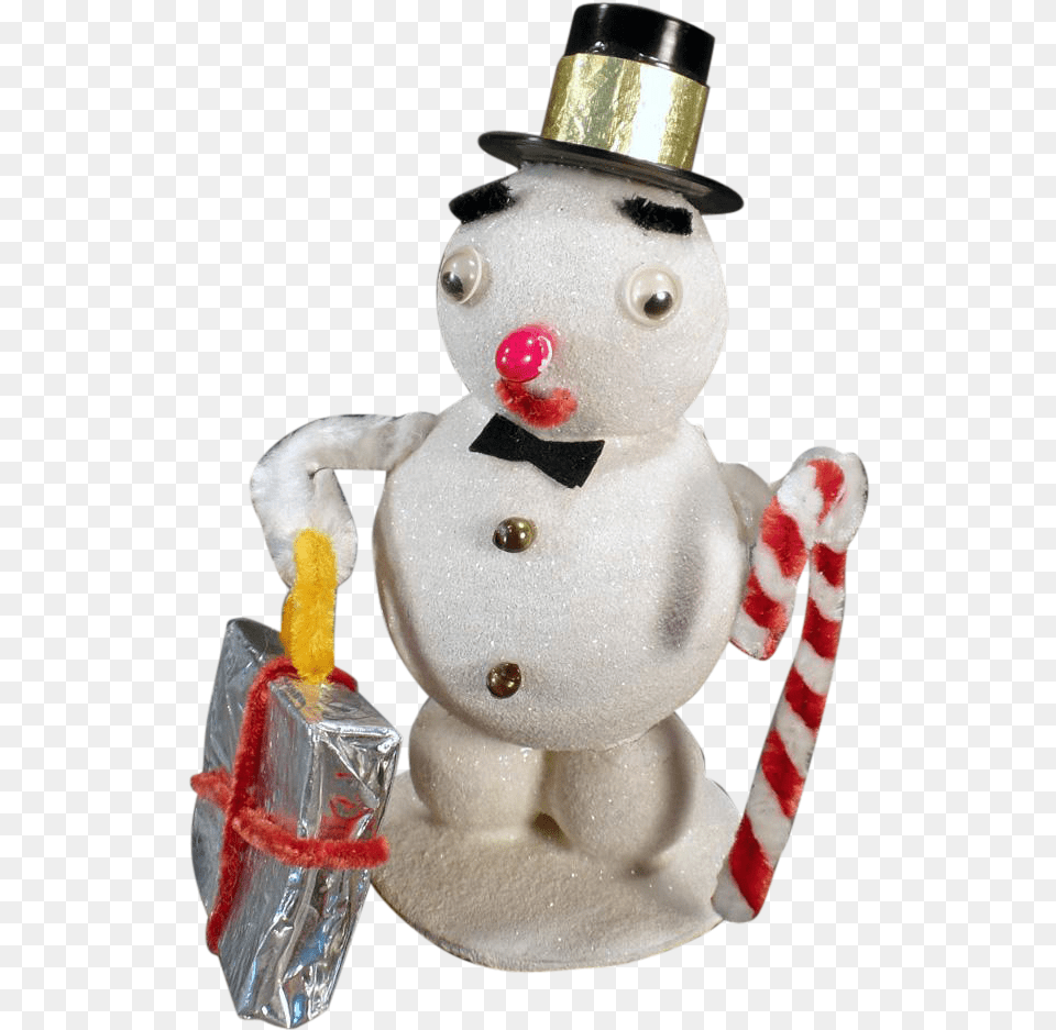 Vintage Snowmen Christmas Decoration Frosty The Snowman Figurine, Nature, Outdoors, Winter, Snow Free Png
