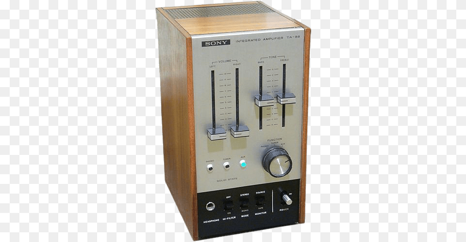 Vintage Sony Amplifier, Electronics, Stereo, Mailbox Png