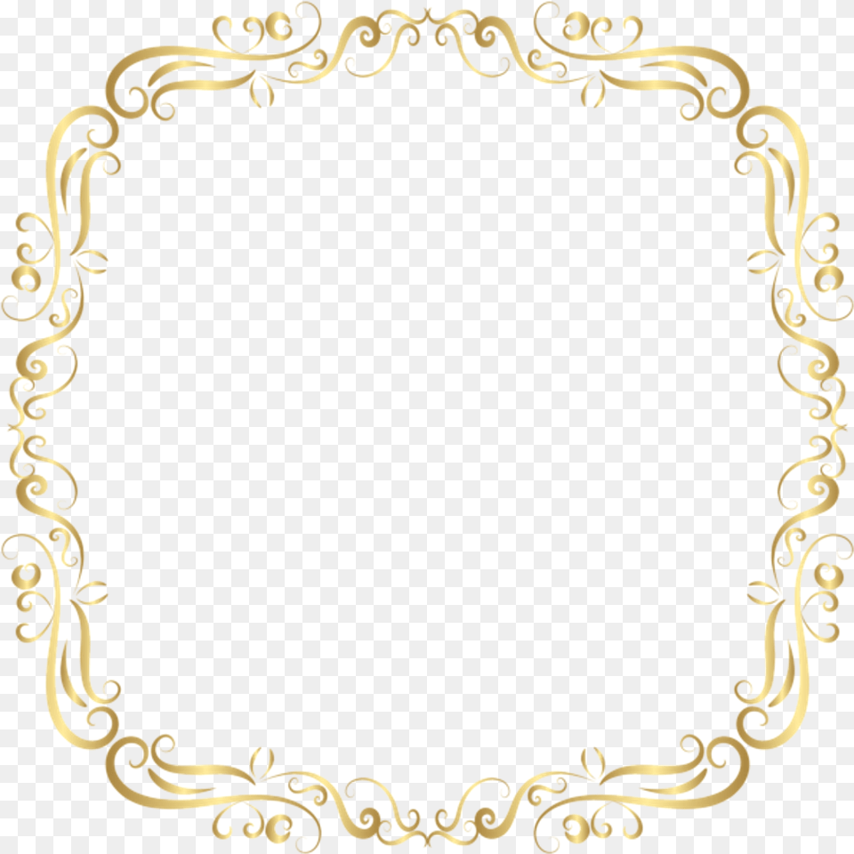 Vintage Square Gold Golden Frame Border Squareframe Gold Border Vintage, Oval Free Png