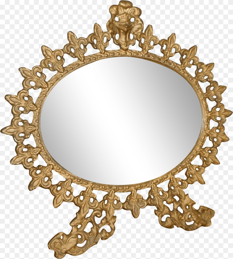 Vintage Standing Gilt Vanity Mirror Chairish 100 Plagiarism Free Png Download