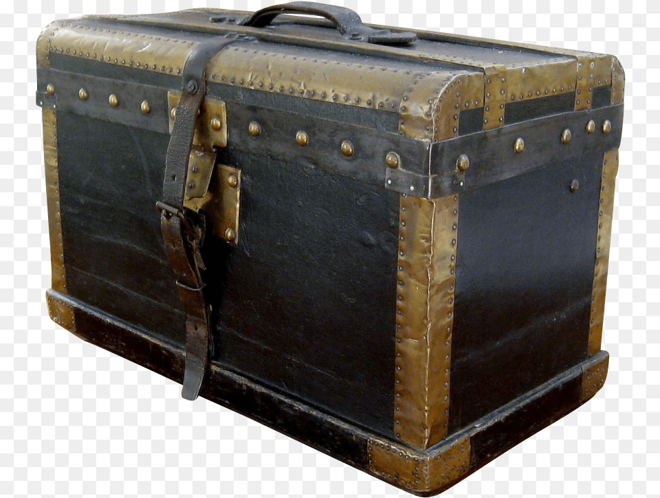 Vintage Steamer Trunk, Treasure, Box Free Png