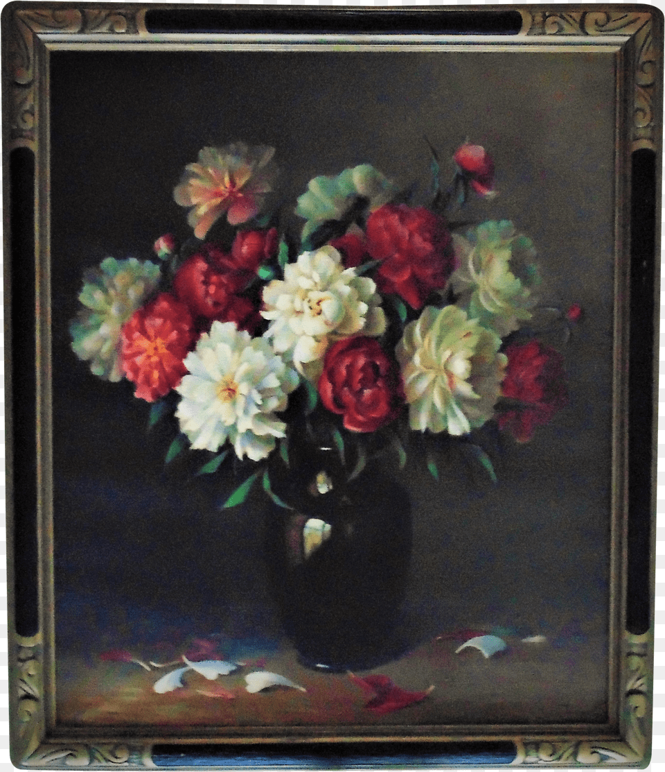 Vintage Still Life Oil Painting Of Flowers Still Life Photography Free Transparent Png