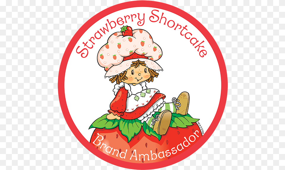 Vintage Strawberry Shortcake Clipart, Logo, Badge, Face, Head Free Png Download