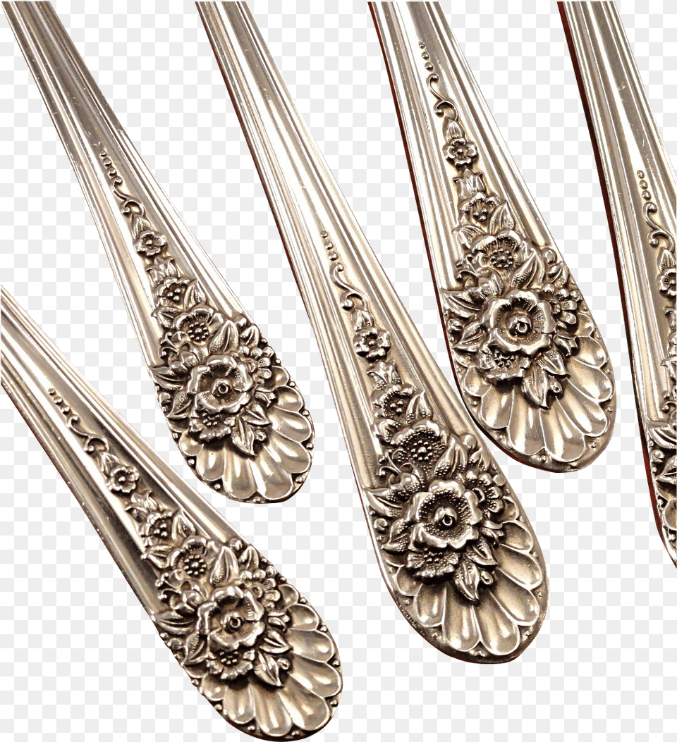 Vintage Style Cutlery Sets, Spoon, Silver, Blade, Dagger Png