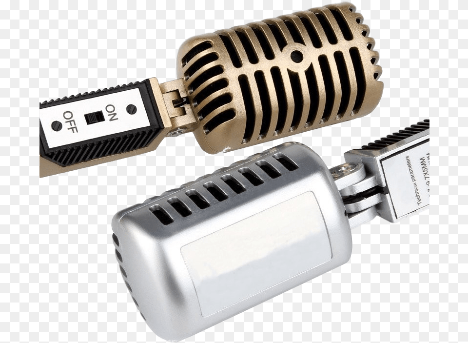 Vintage Style Desktop Microphone Electronics, Electrical Device Png Image