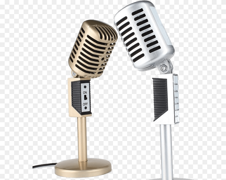 Vintage Style Desktop Microphone Singing, Electrical Device Png Image
