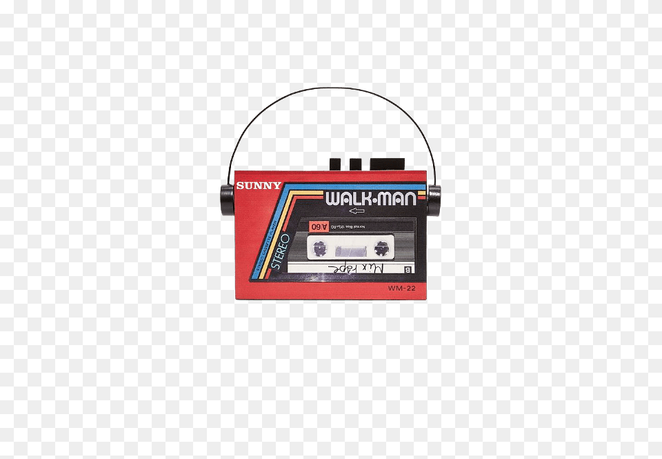 Vintage Sunny Walkman, Cassette Player, Electronics, Tape Player Free Png