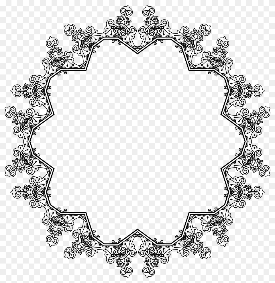 Vintage Symmetric Frame Extrapolated 12 Clipart, Pattern, Accessories, Crib, Furniture Png
